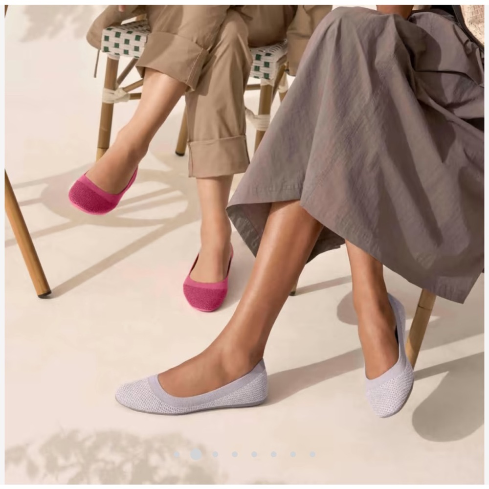 **SOLD**  allbirds Tree Breezers Slip On Ballet Flats Shoes Mallee Grey Women 10 - Picture 11 of 13